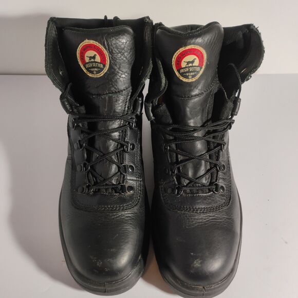 Red Wing Irish Setter 83612 Boots - Steel Toe - Size 11.5 Men's- New Black - Picture 12 of 15